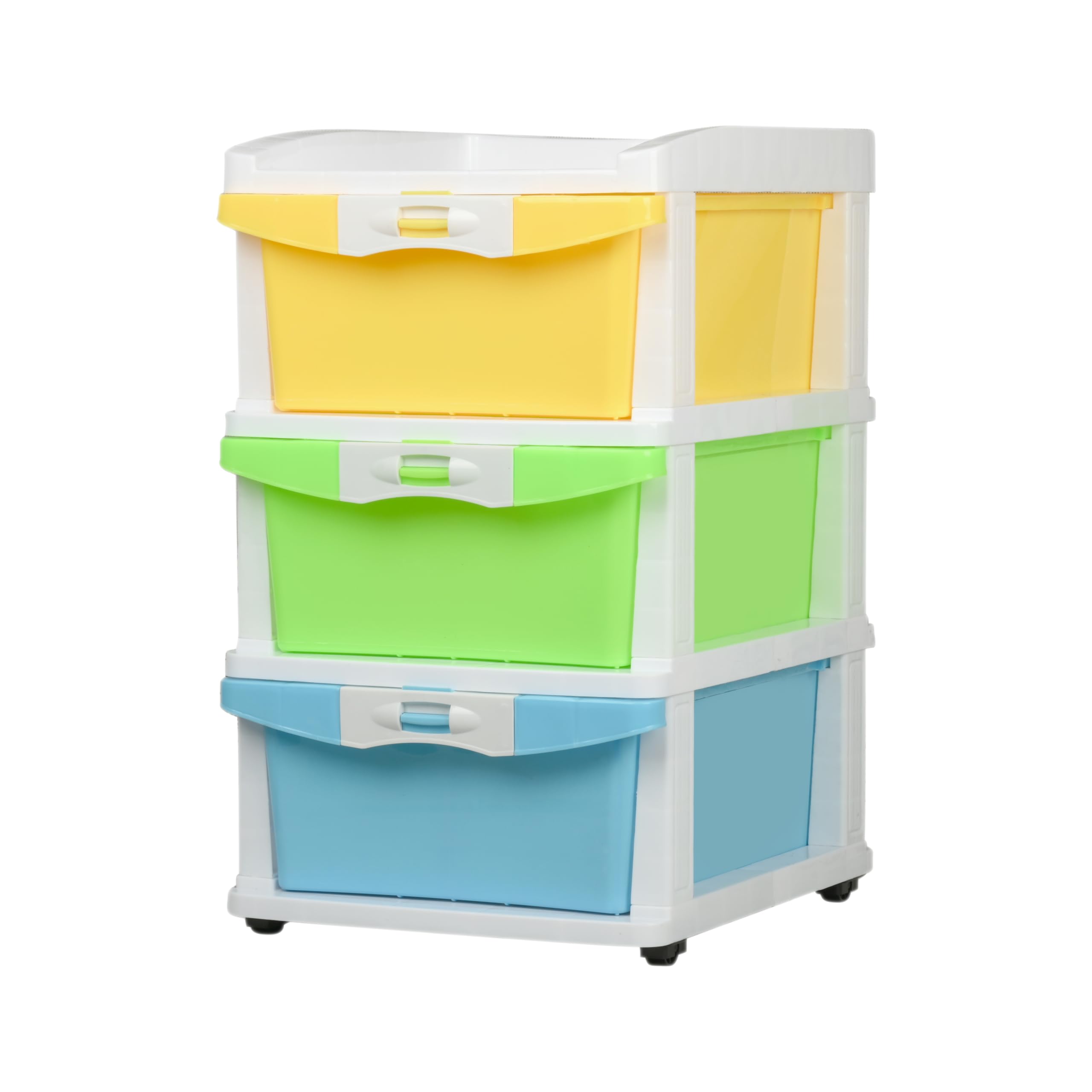 Rasvesh 3-XL Lock Drawer Multipurpose Drawer Plastic Modular Chest